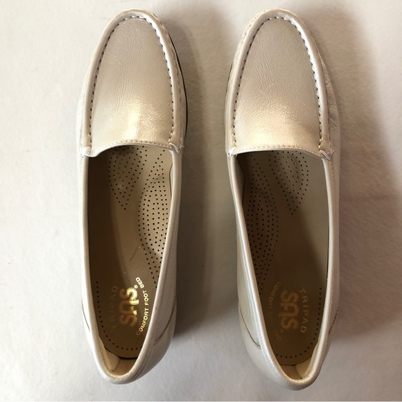 SAS Tripad Simplify Leather Loafer, Pearl Bone, 7.5 - Picture 7 of 17